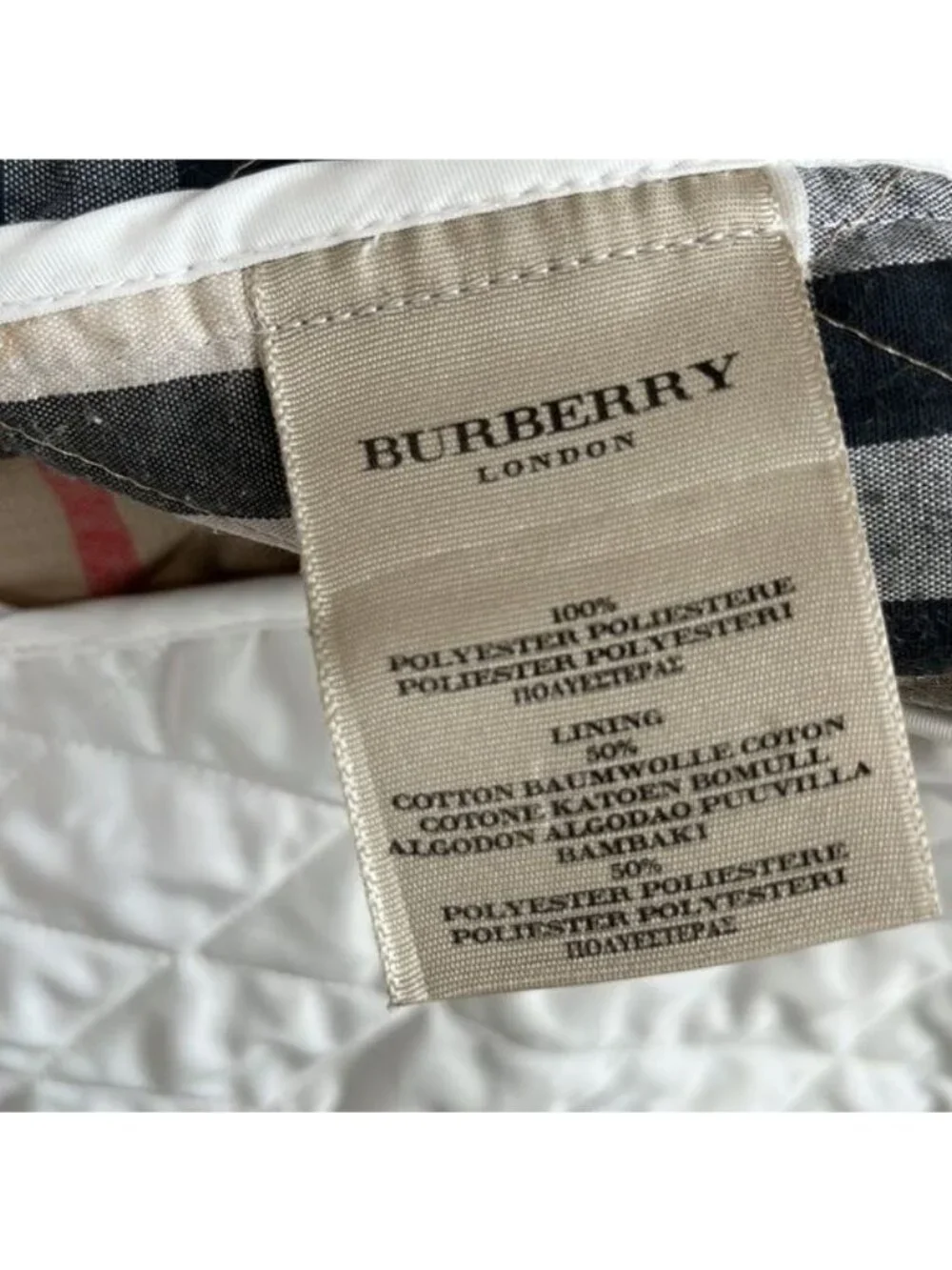 Burberry White Quilted Trench Coat Belted Jacket - Picture 15 of 16